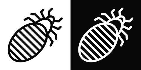 Louse icon filled flat sign concept for web design.