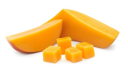 Mango Slices and Cubes.
