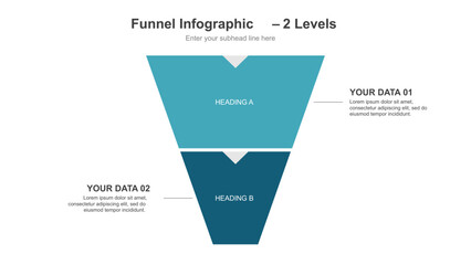 Sales Funnel Infographic Conversion Process and Customer Journey