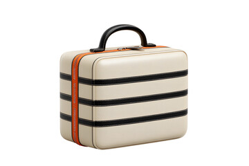 Nice suitcase isolated on transparent background