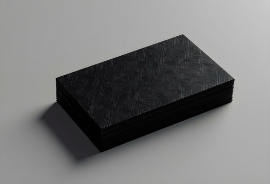 Textured Business Card Mockup on Grey Background – 85x55 mm Branding Template

