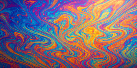 Purple wave line art pattern, a seamless geometric texture for modern textile design and vibrant decor