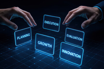 Strategic planning and innovation drive business growth through careful execution and continuous performance evaluation in dynamic markets