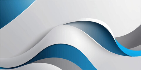 Blue abstract wave pattern: modern vector illustration for business and technology backgrounds