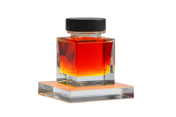 Nice perfume bottle isolated on transparent background