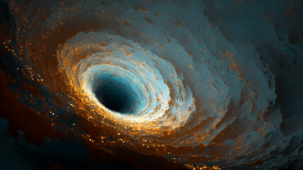 Mysterious pulsating cosmic object in a starry galaxy, revealing the wonders of astronomical discovery