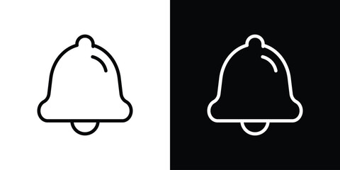 Notification icon collection. line stroke icon. EPS 10