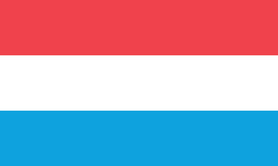 Luxembourg national flag. Flag of Luxembourg