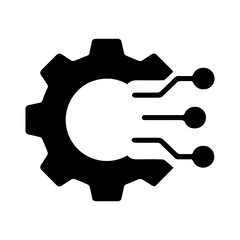 data management glyph icon