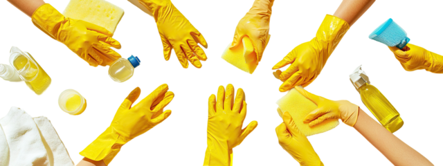 Teamwork in cleaning