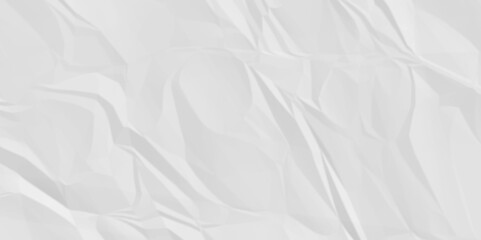 Abstract white Paper texture background, Old paper background ripple soft white pattern wave crumple. Crushed and creased soft paper. Abstract wrinkle effect grunge and rough backdrop vintage page.