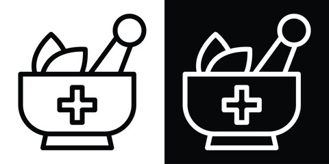 Pharmacy icon filled flat sign concept for web design.