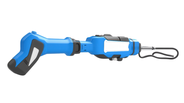 Powered drywall lifting tool, Transparent background, PNG file
