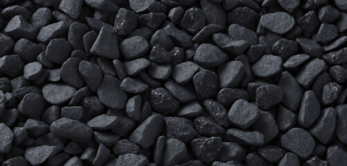 Abstract background. Large pile of rocks in a black and white scene.