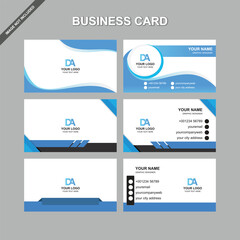 Business card template design	