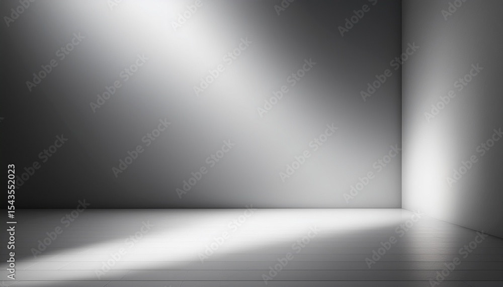 Poster clean studio gradient light shadow background