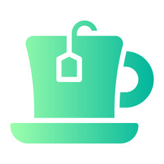 green tea gradient icon