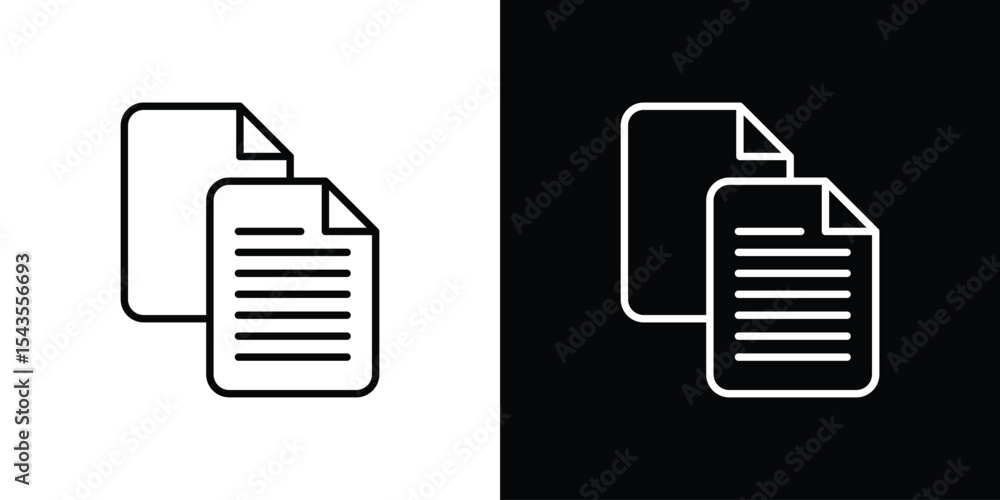 Aufkleber reference data icon filled flat sign concept for web design.