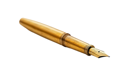 Golden vintage fountain pen