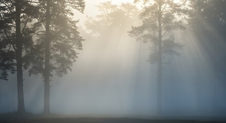 fog in the forest