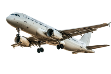 Commercial jet airplane taking off