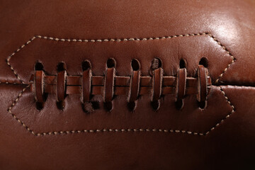 Flat American football texture.