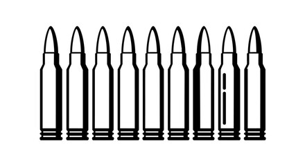 A Collection of Nine Stylized Castle Illustrations Depicting Various Architectural Designs and Historical Eras Through Simplified Black and White Drawings