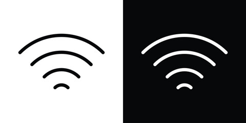 Signal icon filled flat sign concept for web design.