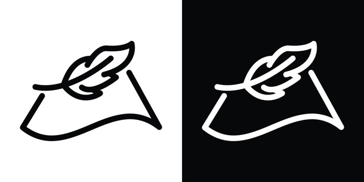 Soft fabric icon filled flat sign concept for web design.