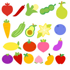 fruits and vegetables