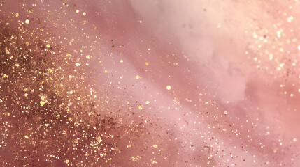 Muted Rose and Gold Dust Overlay: Feminine and Classy Background for Beauty Campaigns offers a soft, elegant atmosphere that embodies grace and luxury. muted rose tone provides a gentle, romantic base