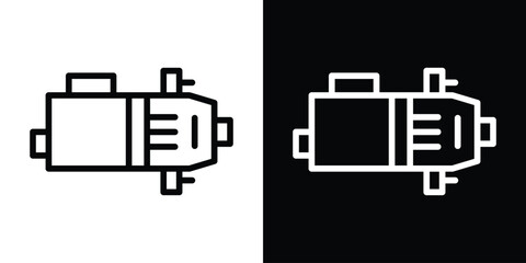 Starter icon filled flat sign concept for web design.