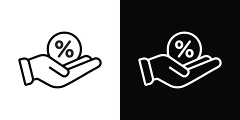 Take credit icon filled flat sign concept for web design.