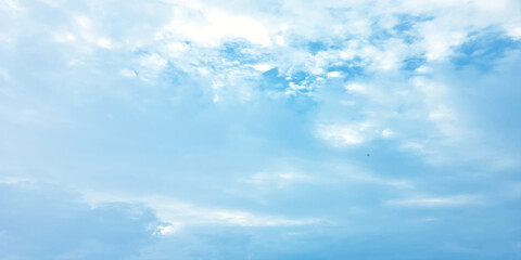  Daylight natural daylight, blue Panorama, sky, soft background, fresh weather, image surface, foggy pattern, white cloud,s air fluff, sunny clouds