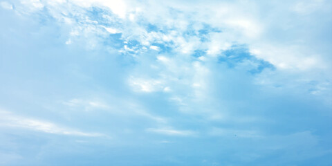  Daylight natural daylight, blue Panorama, sky, soft background, fresh weather, image surface, foggy pattern, white cloud,s air fluff, sunny clouds