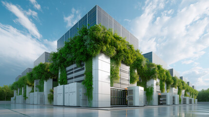 Futuristic Eco-Friendly Blockchain Data Center with Green Technology

