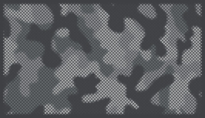 Fototapeta premium Dot Camouflage Military Background