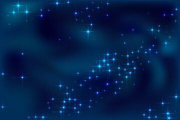 Fototapeta premium Night shining sky star space vector illustration. Cosmos starry universe. Outer space constellation starlight glow. Astronomy starlit background. Heavenly star powder backdrop.