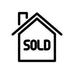 Selling house icon