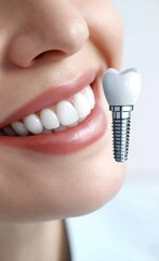 Tooth anchor design: oral surgery, jaw restoration, titanium post, gum integration, artificial root, dental innovation, prosthetic support, enamel solution, bone fusion, maxillofacial procedure.