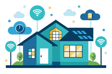 vector illustration of a house