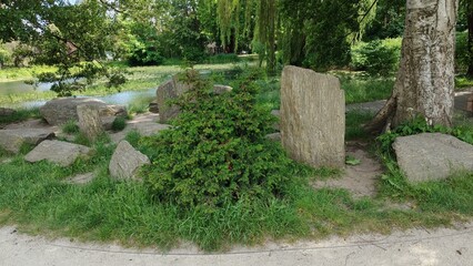 beautiful view of the park