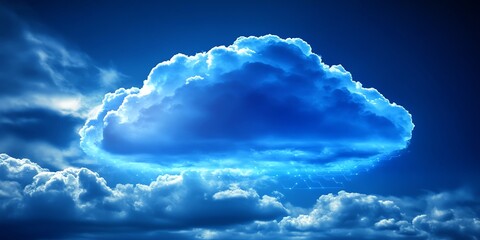 High tech cloud network with secure data transfer