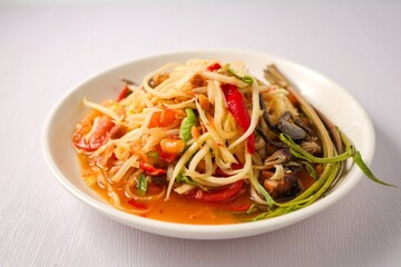 Papaya salad, Som Tam , som tum, thai food, isan food,Thai isan kitchen , som tum thai