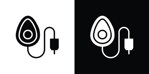 Anesthesia icon collection. line stroke icon. EPS 10