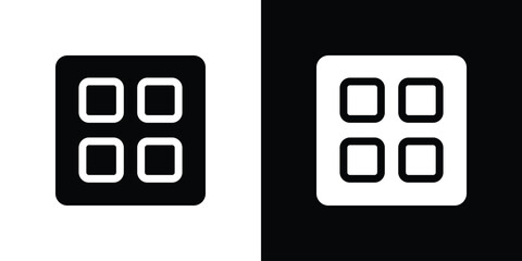 Apps icon collection. line stroke icon. EPS 10