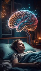 Dreaming is the brain’s process of analyzing and organizing information gathered from daily experiences. During dreams, the brain filters, processes, consolidates important data into long-term memory.