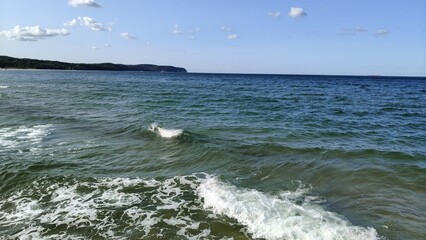 beautiful view of the sea coast