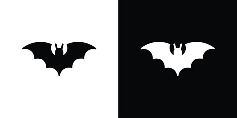 Bat icon collection. line stroke icon. EPS 10