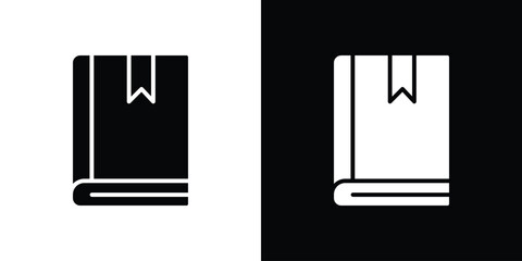 Book bookmark icon collection. line stroke icon. EPS 10